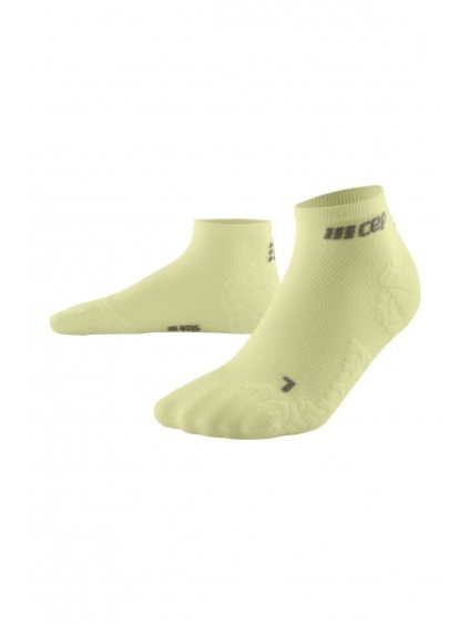 ultralight socks low cut v3 lime wp7aly wp8aly front