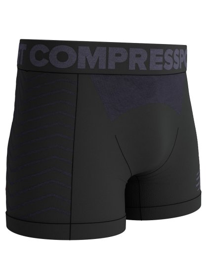 seamless boxer m black grey xl