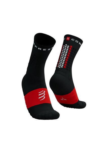 ultra trail socks v2 0 black red t1