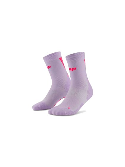 6118 8 core run ultralight socks mid cut 4 0 lilac pink wp7cpl wp8cpl front 2 white 4to5 1536x1536px