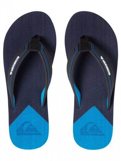 Quiksilver - šlapky MOLOKAI NEW WAVE DELUXE YOUTH black/blue/blue