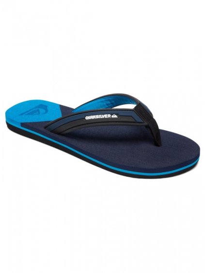 QUIKSILVER - šlapky MOLOKAI NEW WAVE DELUXE YOUTH black/blue/blue