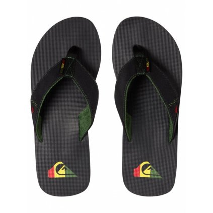 Quiksilver - šlapky MOLOKAI ABYSS green/black/green