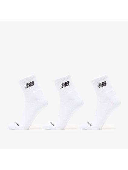 New Balance ponožky Everyday Ankle -3 pack white