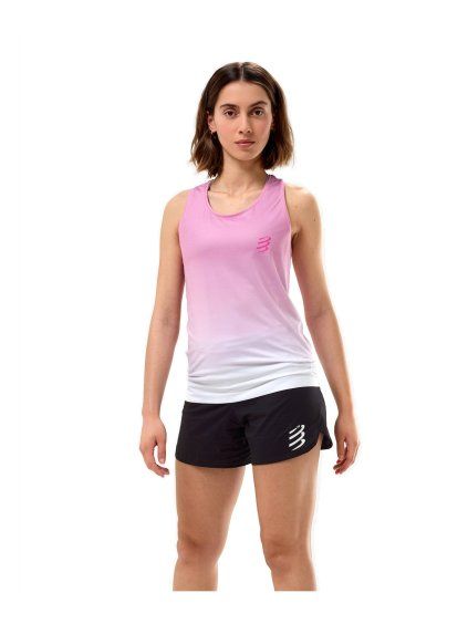 performance singlet w begonia white