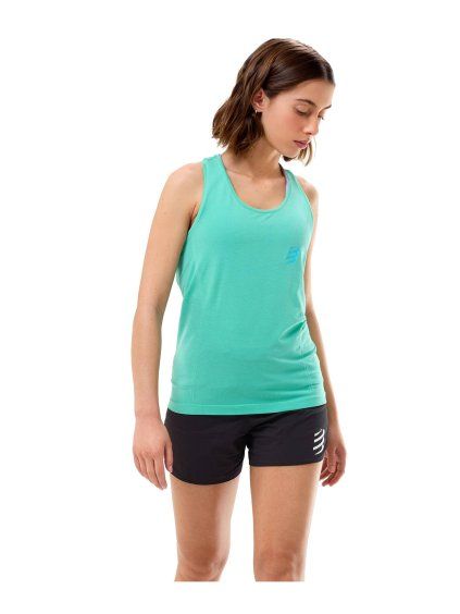 performance singlet w pool blue