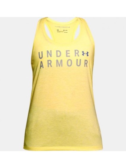 UNDER ARMOUR - tričko BR TBORNE TRAIN GRPH TWIST TANK yellow