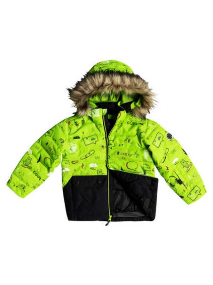 Quiksilver - bunda Z EDGY KIDS JK lime green