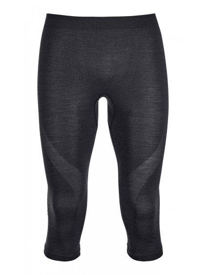 ORTOVOX - nohavice T 3/4 Merino Competition Short Pants black raven