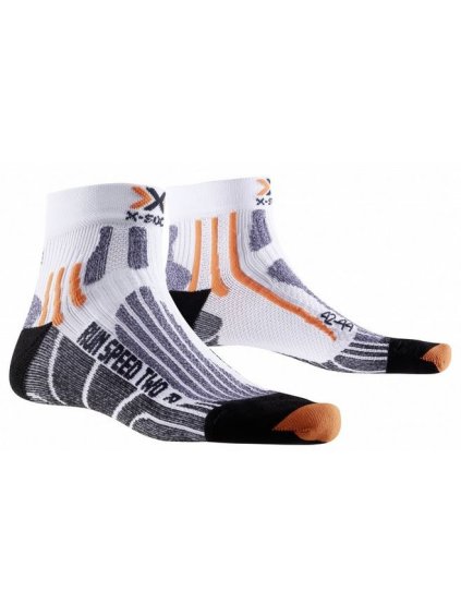 X-Bionic - ponožky X-SOCKS RUN SPEED TWO white/black