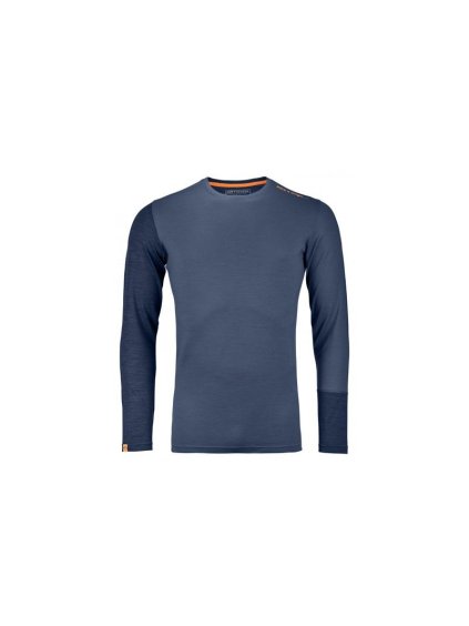 ORTOVOX - tričko T 185 Rock'n'Wool Long Sleeve night blend