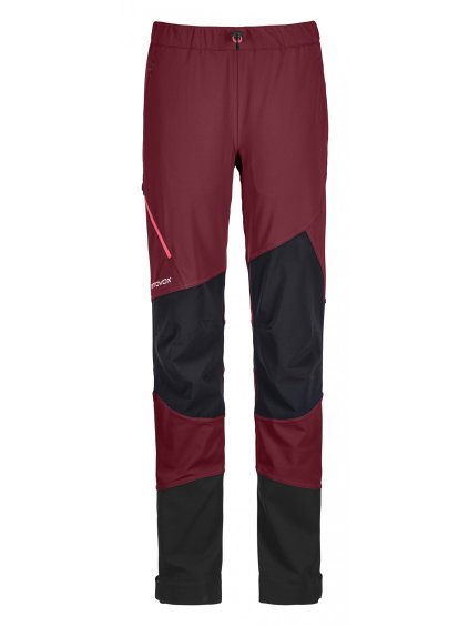ORTOVOX - nohavice OTOrtovox W's Piz Duleda Pants dark blood