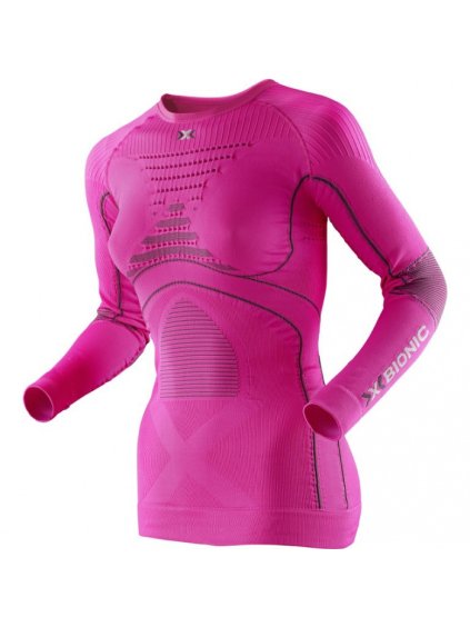 X-Bionic - bielizeň T ACC EVO LADY SHIRT LONG SL.ROUND NECK pink