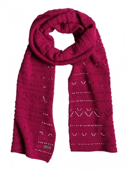 Roxy - šál GIRL CHALLENGE SCARF persian red