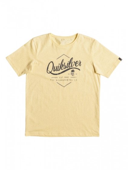 QUIKSILVER - tričko KR SS CLASSIC TEE YOUTH SEA TALES mellow yellow