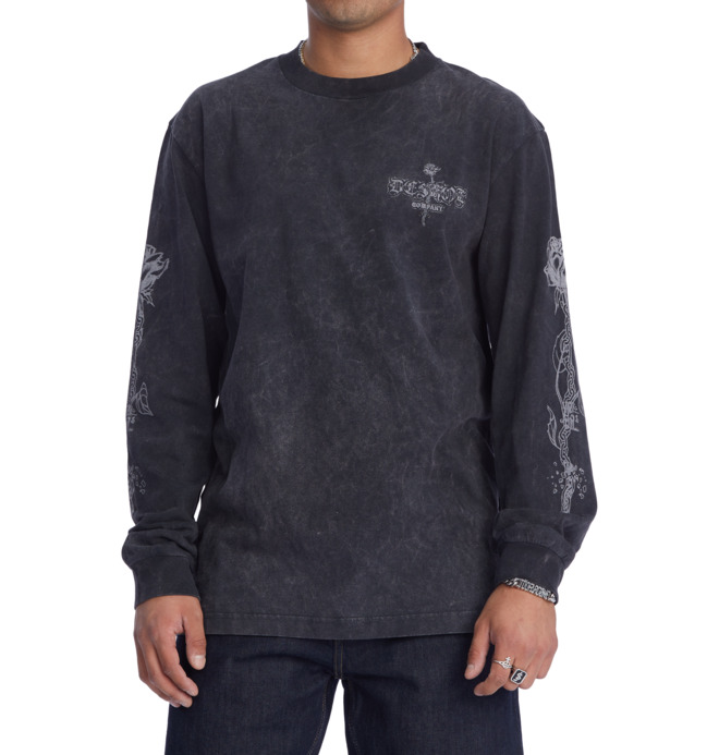 DC tričko Double Or Nothing Hls black acid Velikost: M