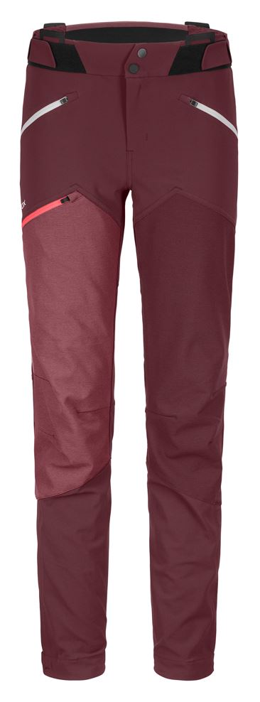 Ortovox nohavice Westalpen Softshell Pants W winetasting Velikost: M