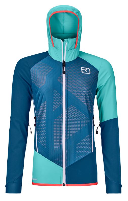 Ortovox bunda Col Becchei Jakcet W petrol blue Velikost: M