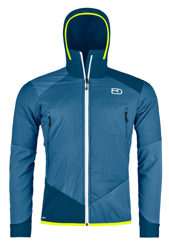 Ortovox bunda Sw Col Becchei Hybrid Jkt M mountain blue Velikost: M
