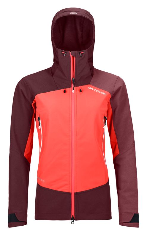 Ortovox bunda Westalpen Softshell Jacket W coral Velikost: M