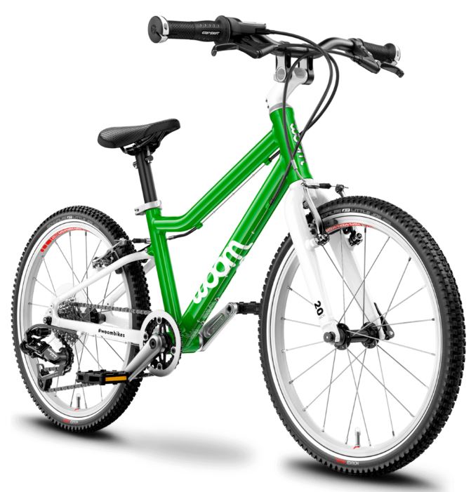 bicykel Woom 4 zelená Velikost: 20
