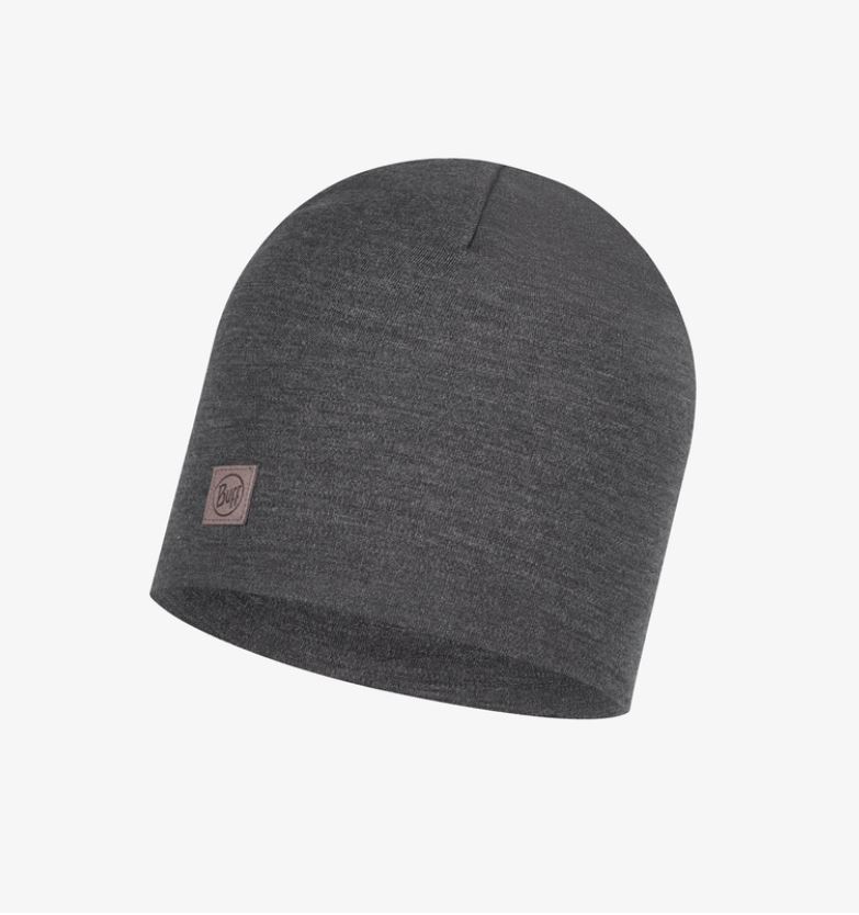 Buff čiapka Merino Heavyweight solid grey Velikost: UNI