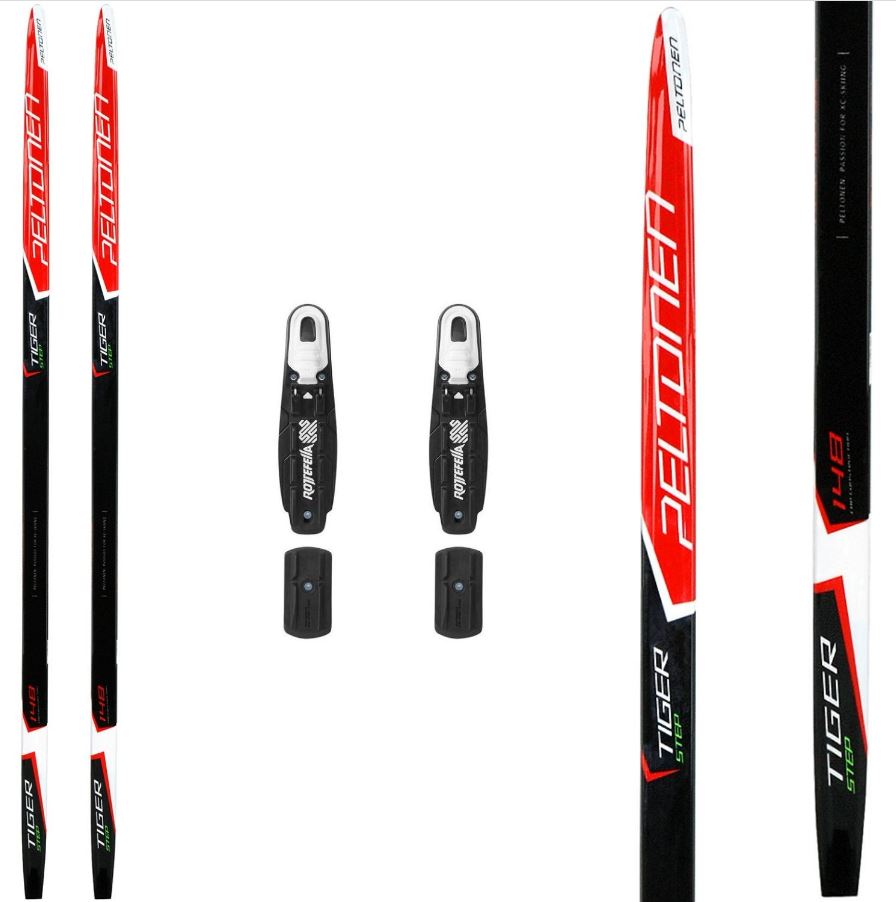 Peltonen bežky Tiger Jr šupiny + Ro Basic Jr + Ski Holder 2022/23 Velikost: 138