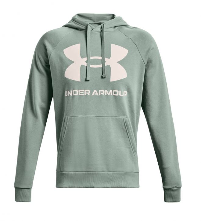 Under Armour mikina Rival Fleece Big Logo Hoodie grey Velikost: LG