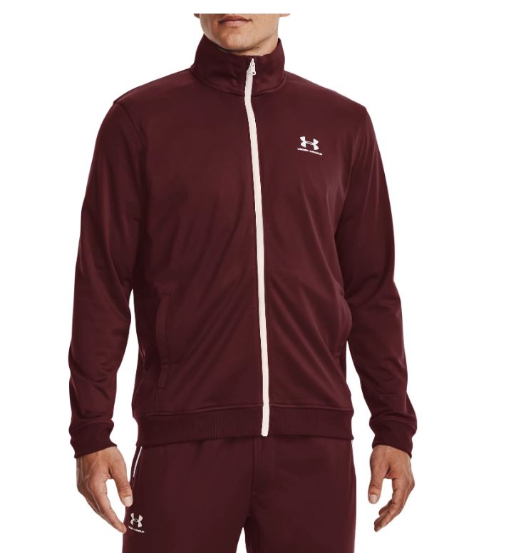 Under Armour mikina Sportstyle Tricot red Velikost: XXL