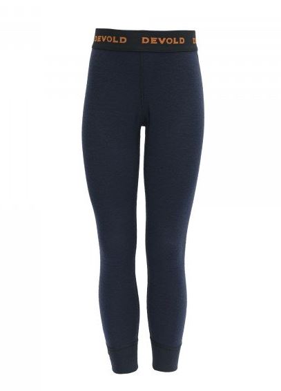 Devold nohavice Duo Active Merino Longs Kid dark blue Velikost: 6