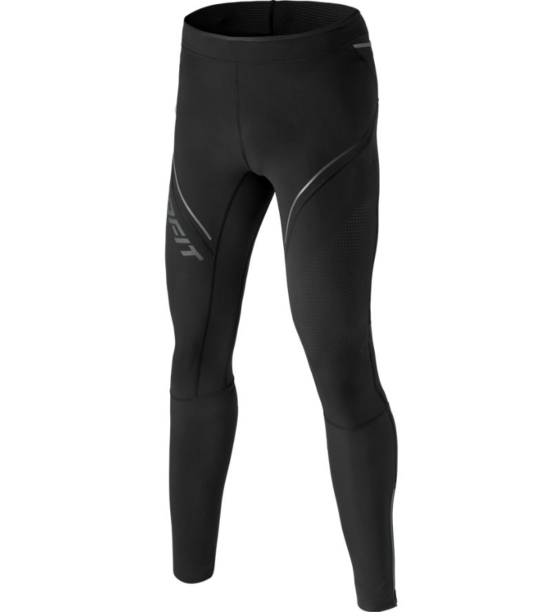 Dynafit nohavice Winter Running M Tights black out Velikost: XXL