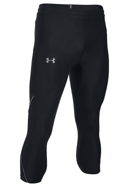 Under Armour - nohavice 3/4 RUN TRUE HEATGEAR CAPRI black Velikost: MD