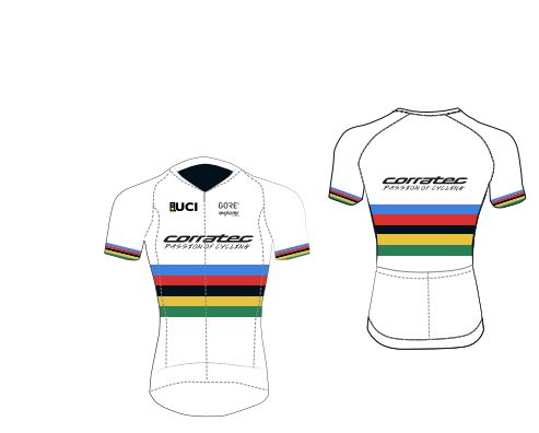 Corratec tričko Weltmeister white Velikost: XL