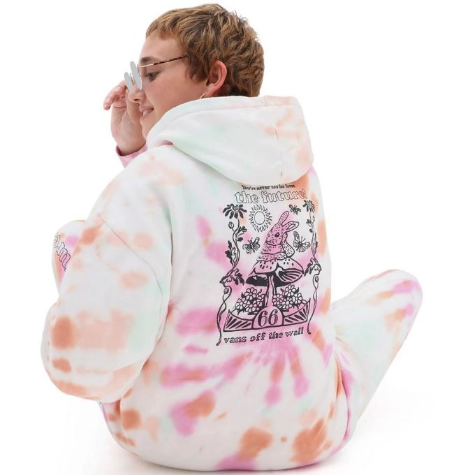Vans mikina Resort Wash Os Hoodie white Velikost: L