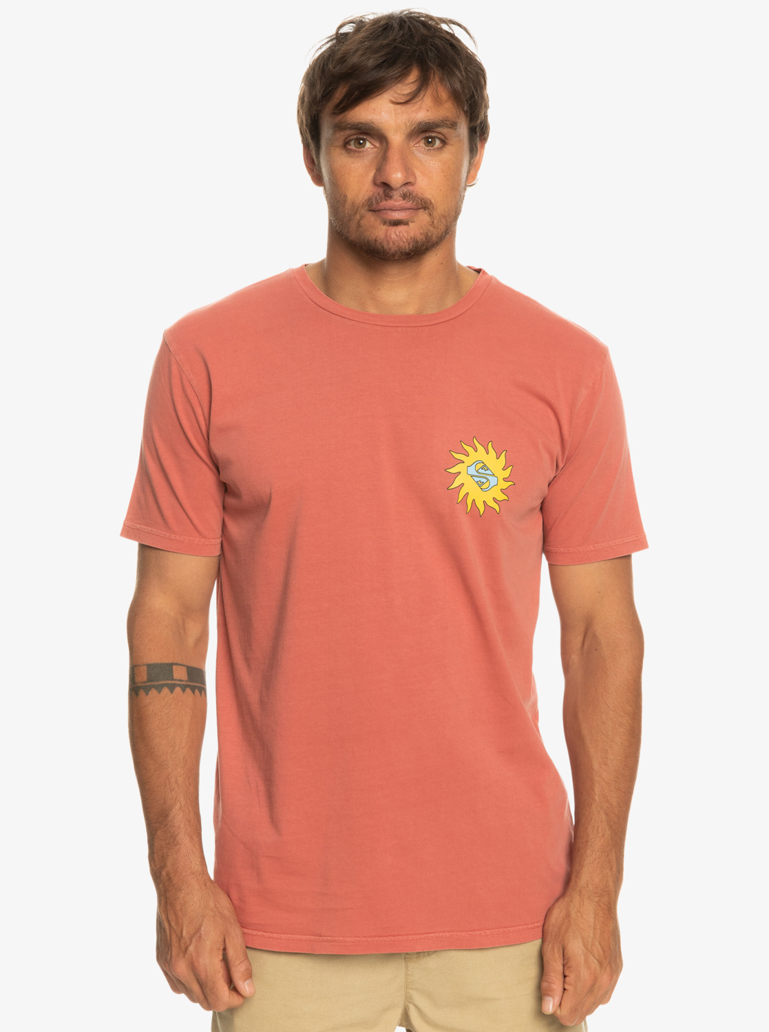 Quiksilver tričko Planet Positive Ss marsala Velikost: S