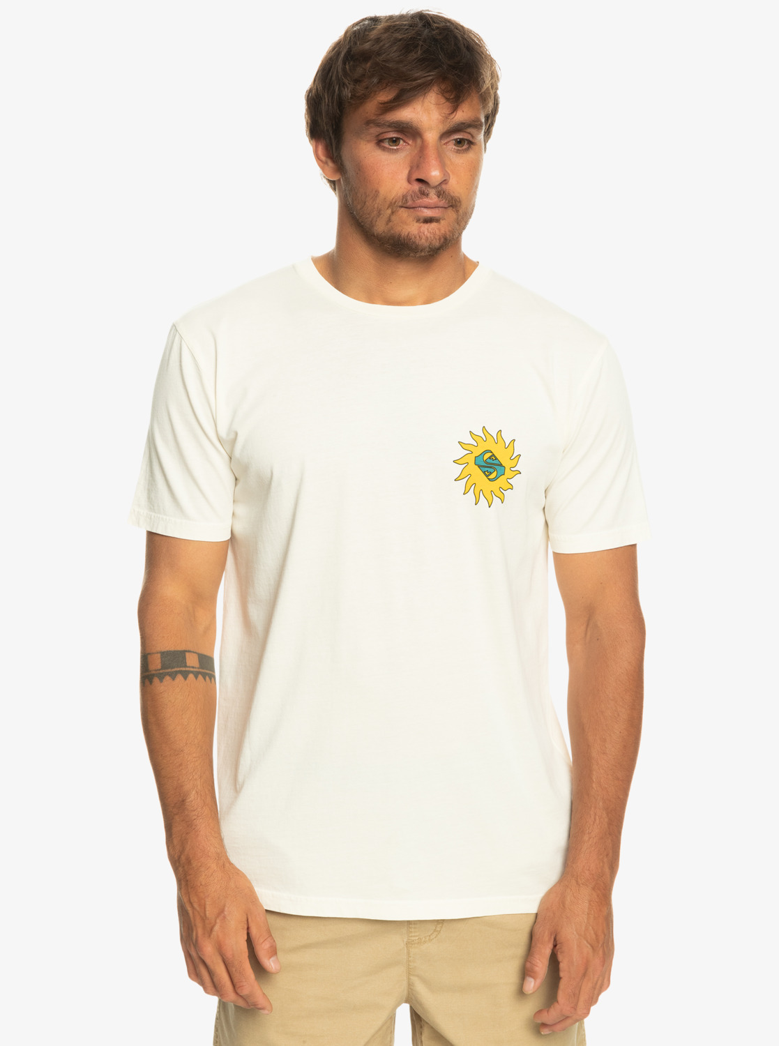 Quiksilver tričko Planet Positive Ss birch Velikost: L