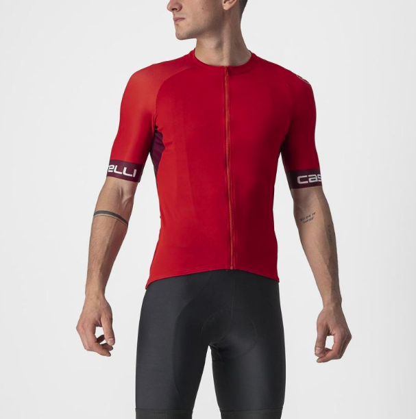 Castelli tričko Entrata VI red ivory Velikost: XXL