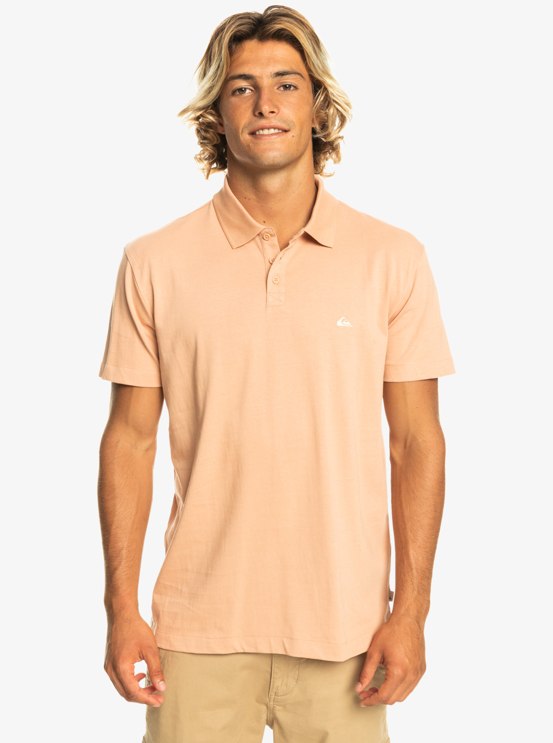 Quiksilver polokošela Essentials Polo cafe creme Velikost: XXL