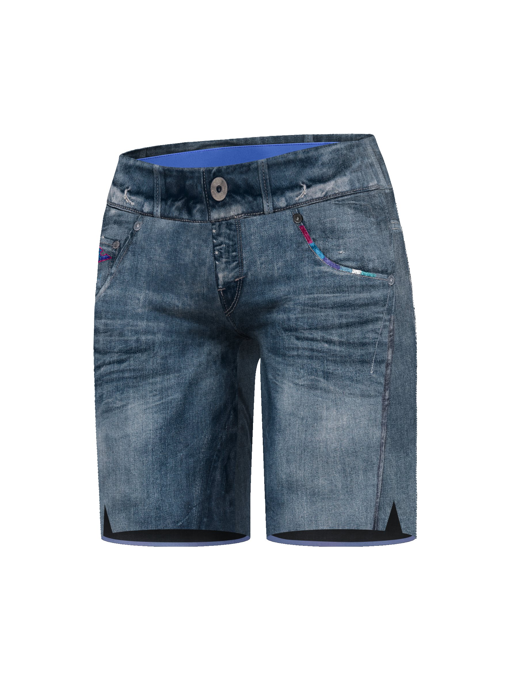 CRAZY IDEA Crazy šortky Wonder Magic print light jeans Velikost: L