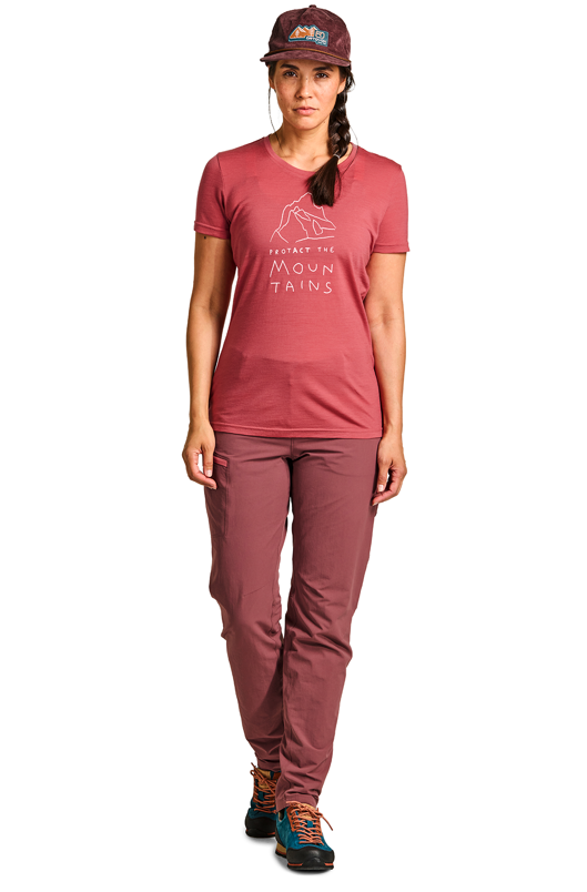 Ortovox tričko 150 Cool Mtn Protector Ts W wild rose Velikost: M