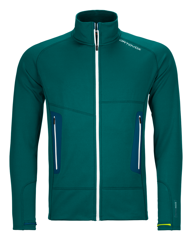 Ortovox mikina Fleece Light Jacket M pacific green Velikost: XXL
