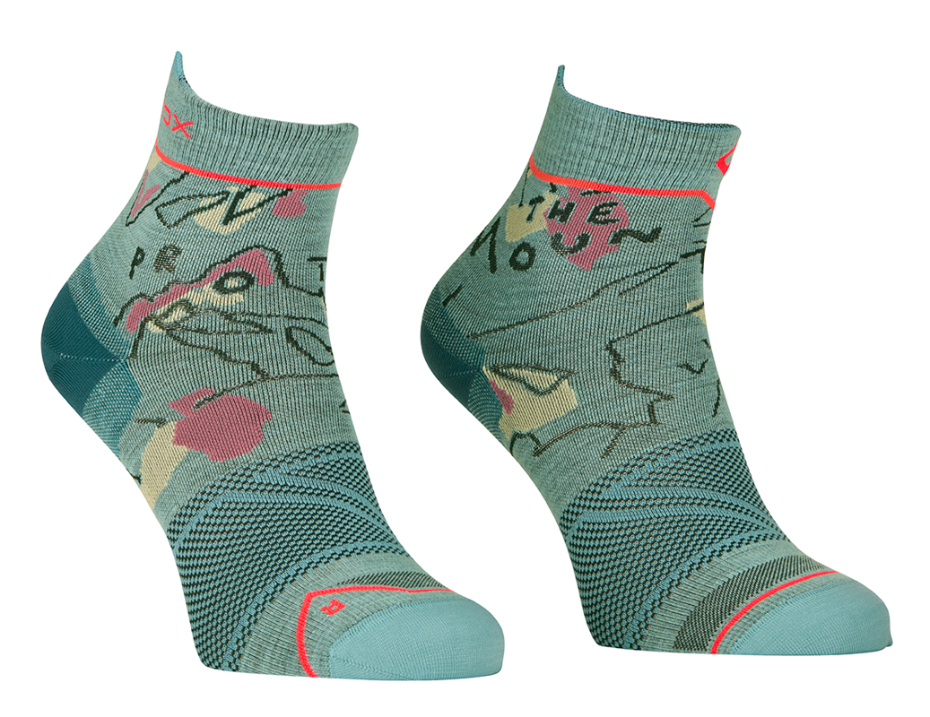 Ortovox ponožky Alpine Light Quarter Socks W ice waterfall Velikost: 35-38