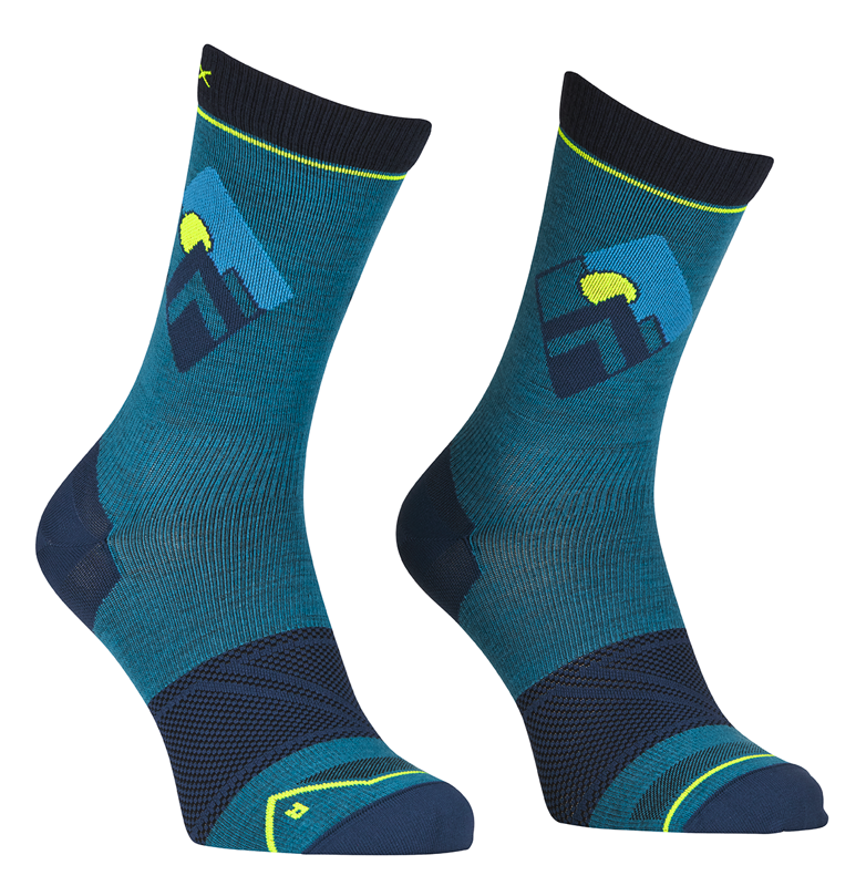 Ortovox ponožky Alpine Light Comp Mid Socks M mountain blue Velikost: 45-47