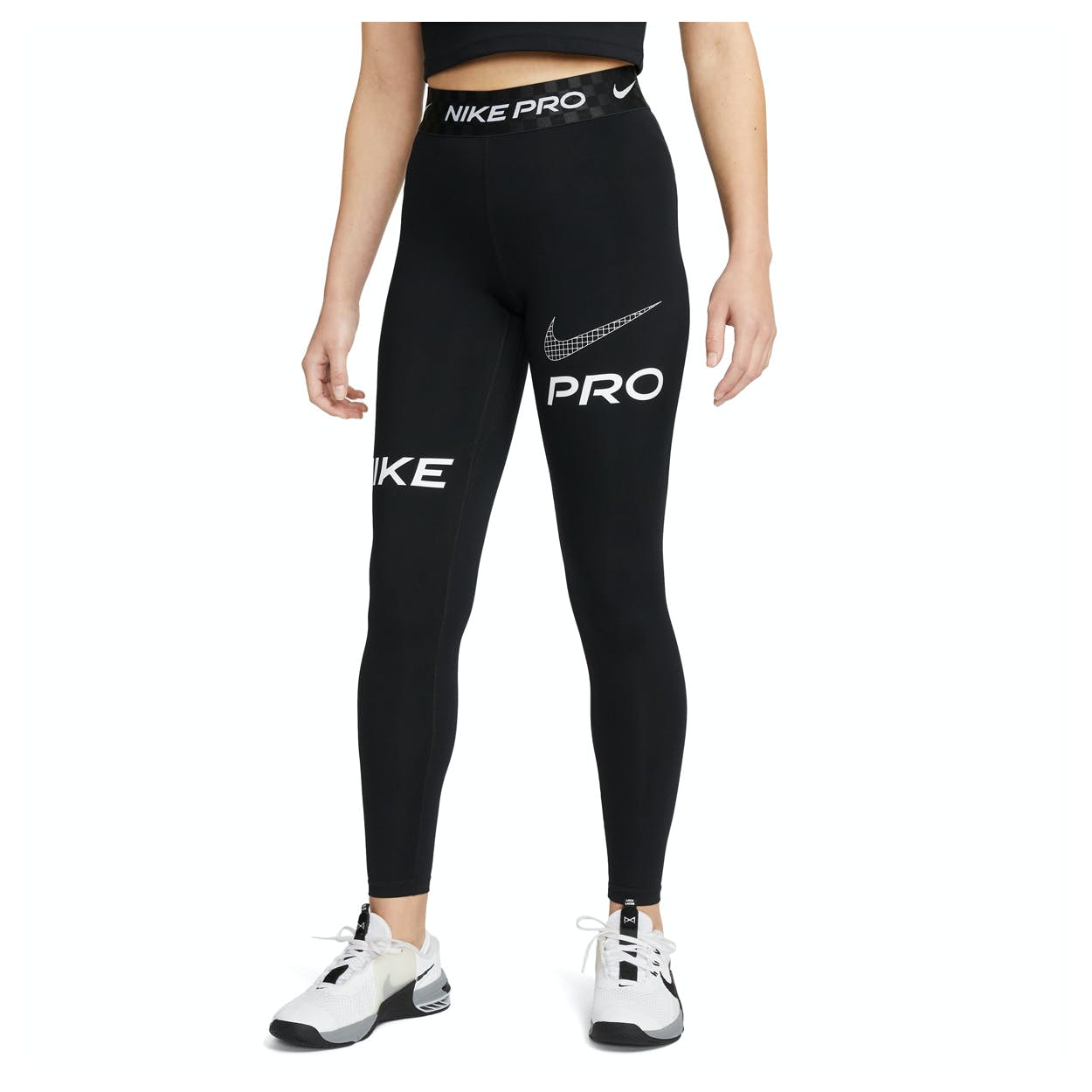 Nike legíny Pro Dri-Fit Womens Mid R pink Velikost: L