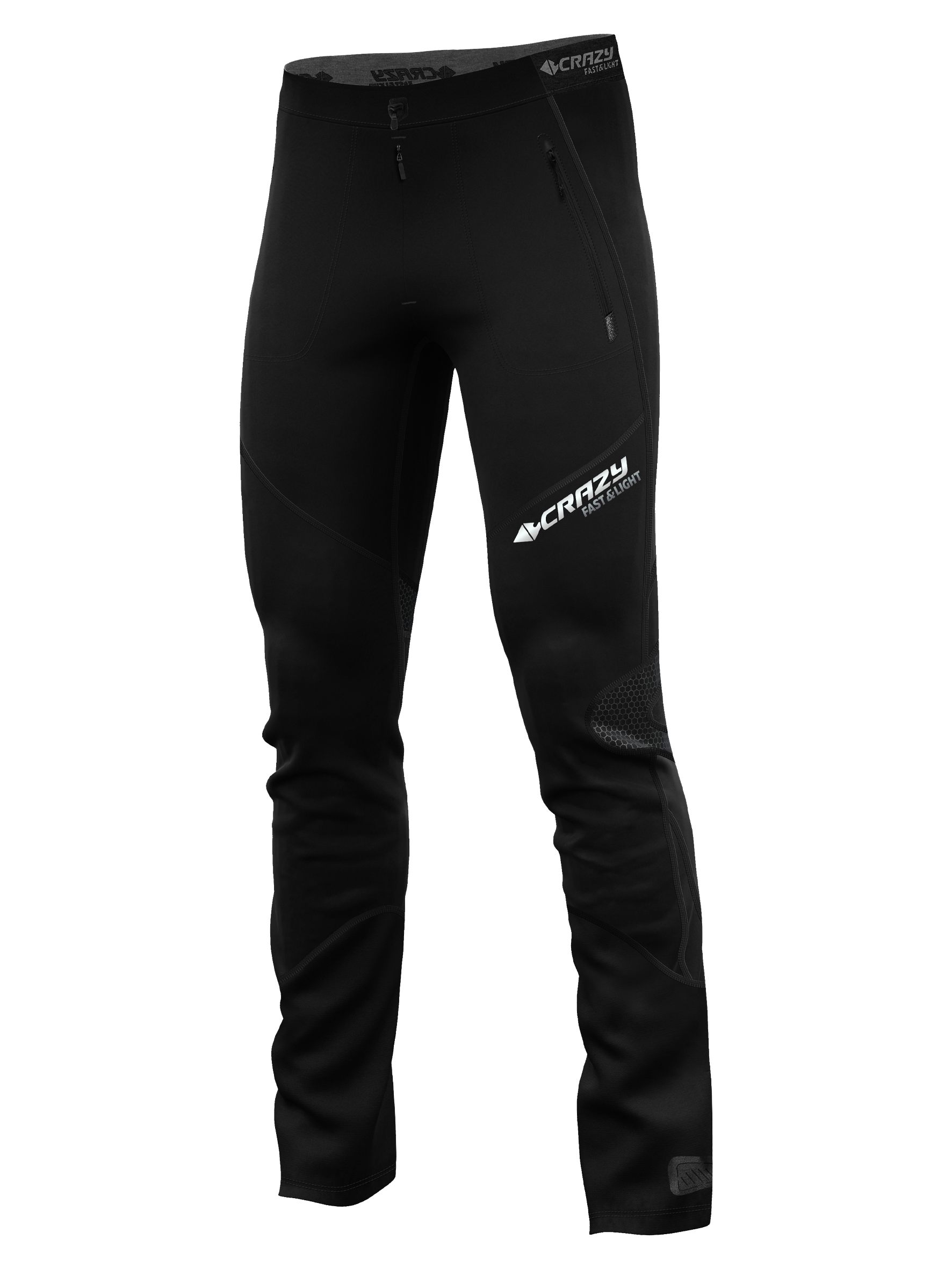 CRAZY IDEA Crazy nohavice Acceleration black Velikost: XL