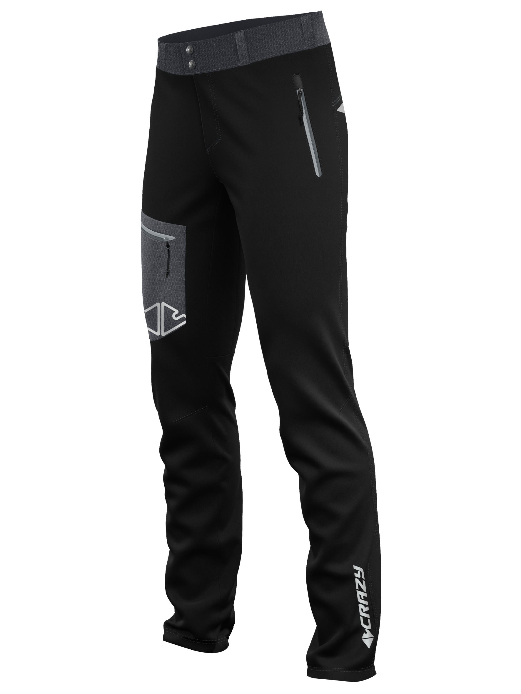 CRAZY IDEA Crazy nohavice Resolution black Velikost: XXL