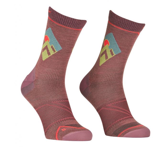 Ortovox ponožky Alpine Light Comp Mid Socks W wild rose Velikost: 39-41