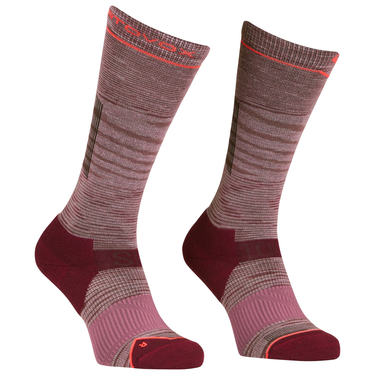 Ortovox ponožky Ski Tour Lt Comp Long Socks W mountain rose blend Velikost: 35-38