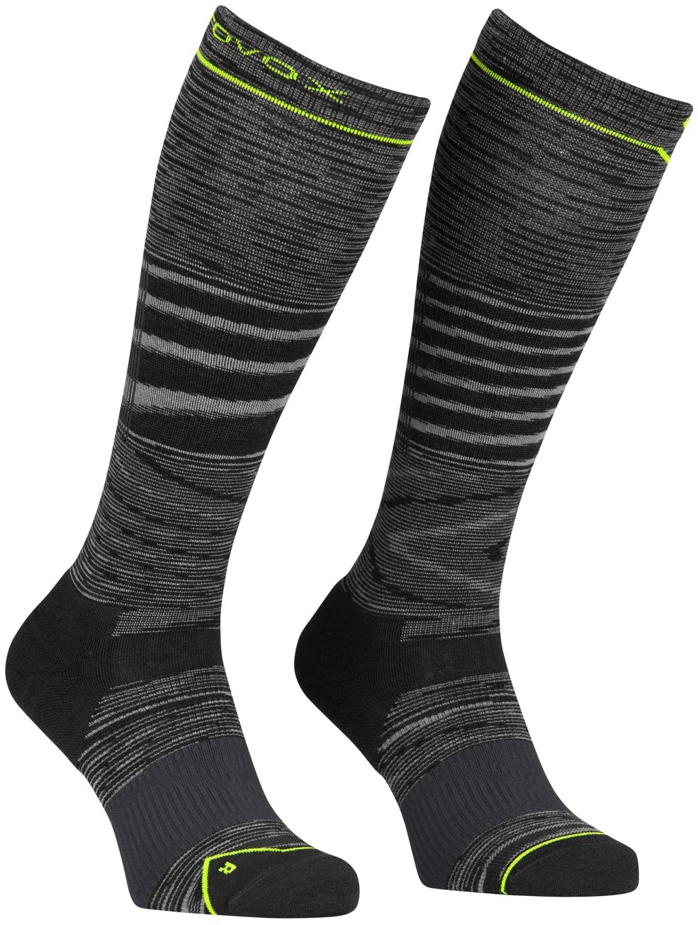 Ortovox ponožky Ski Tour Lt Comp Long Socks M black steel blend Velikost: 42-44