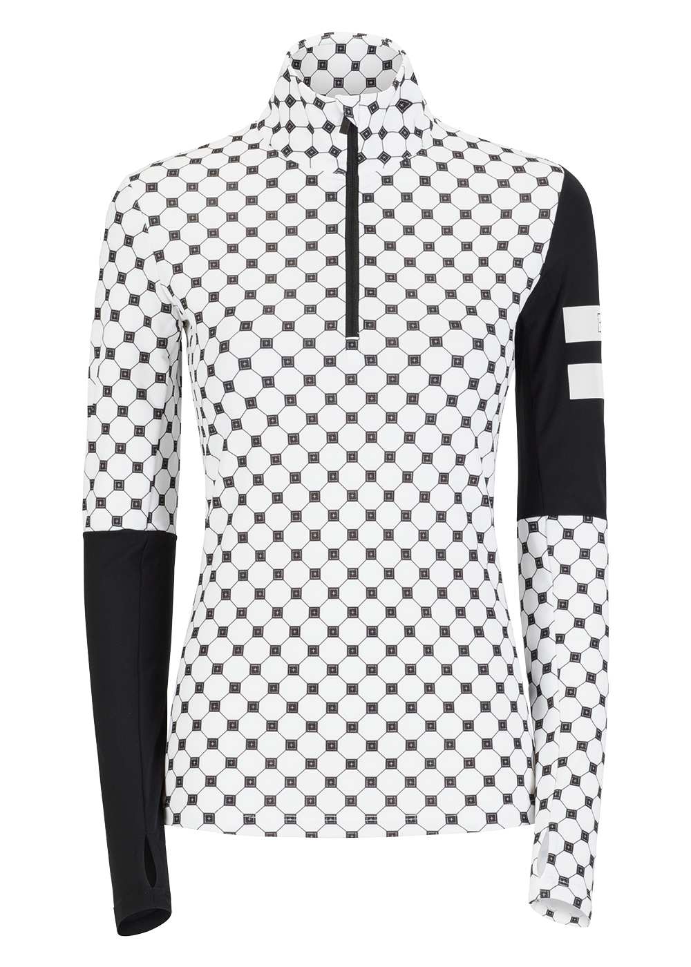 One More rolák T-neck Sei Otto Uno logo black white Velikost: M